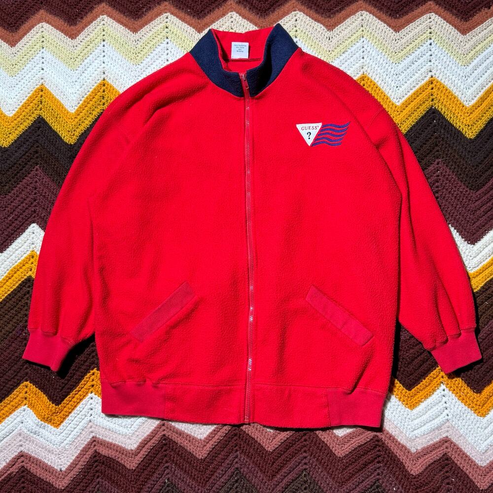 Late 80s Guess Question Mark Fleece